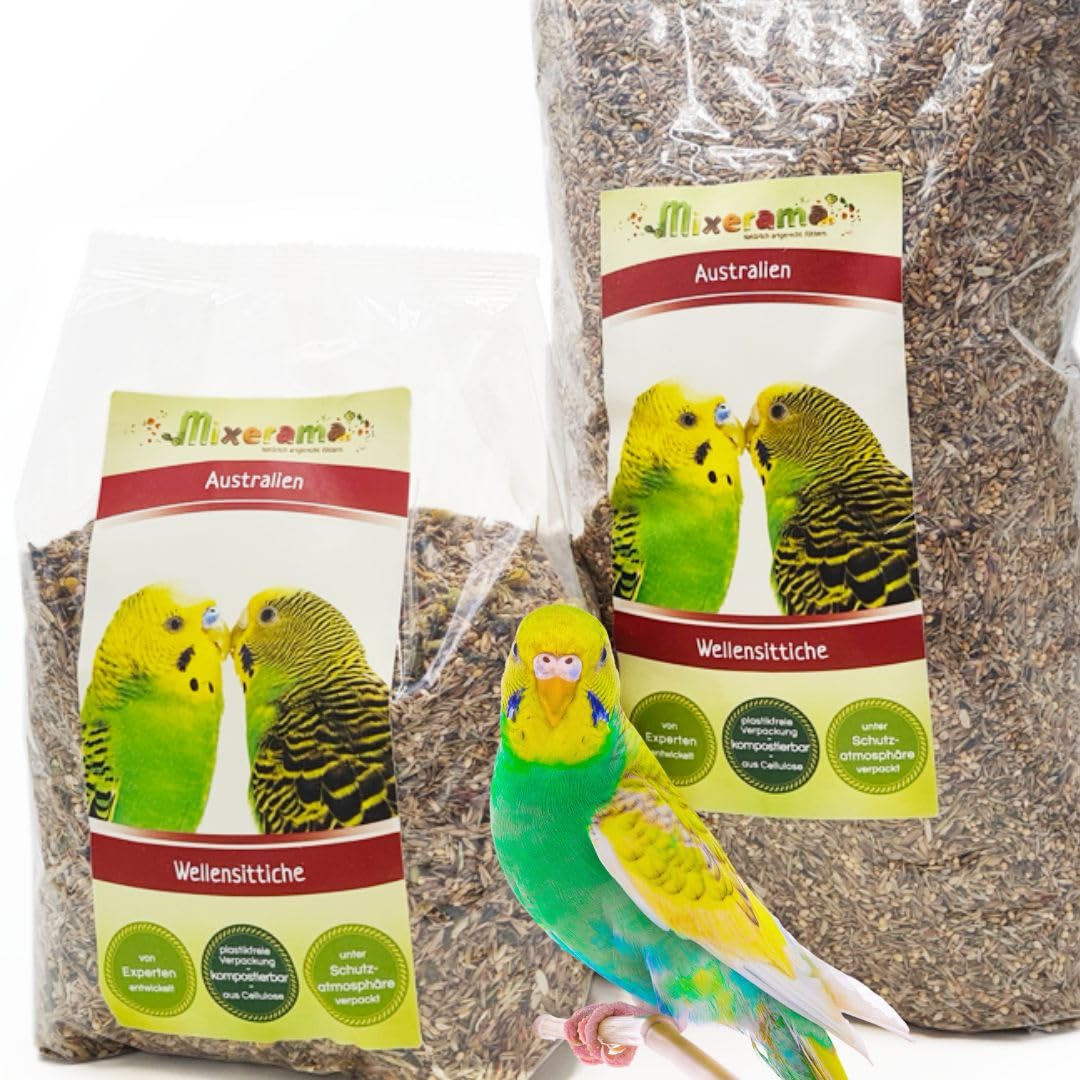 mixerama-wellensittiche-australien-1-kg-nat-rliches-sittichfutter-mit-eukalyptus image 2