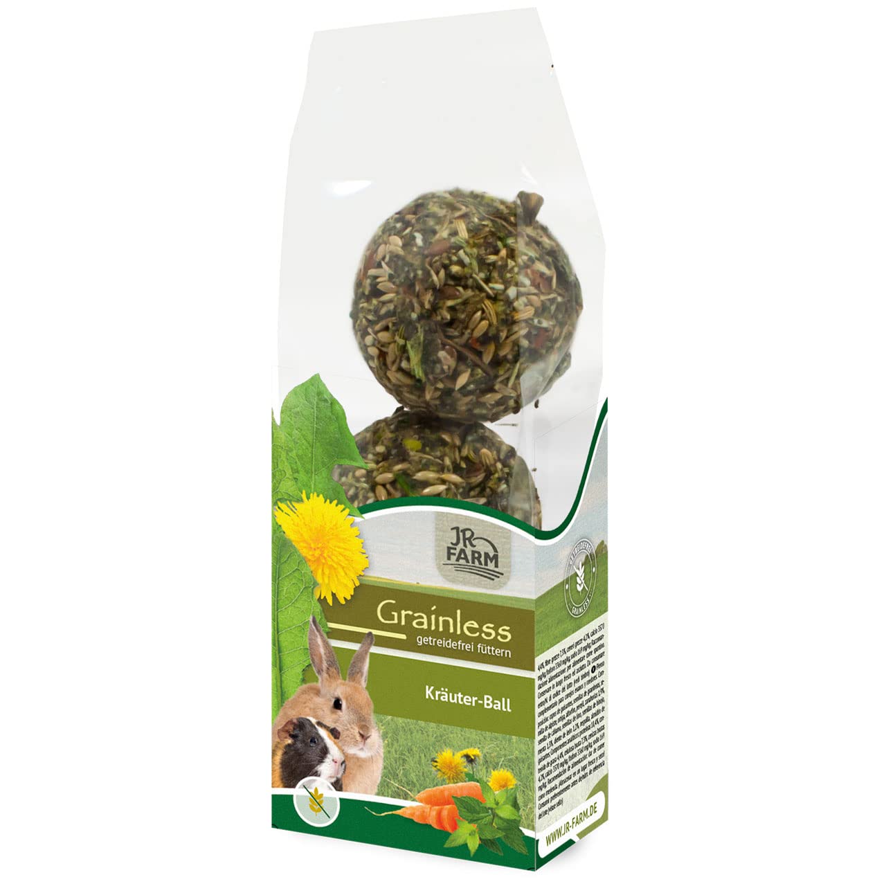 jr-farm-grainless-kr-uter-ball-75-g-getreidefreier-knabberball-f-r-nager image 1