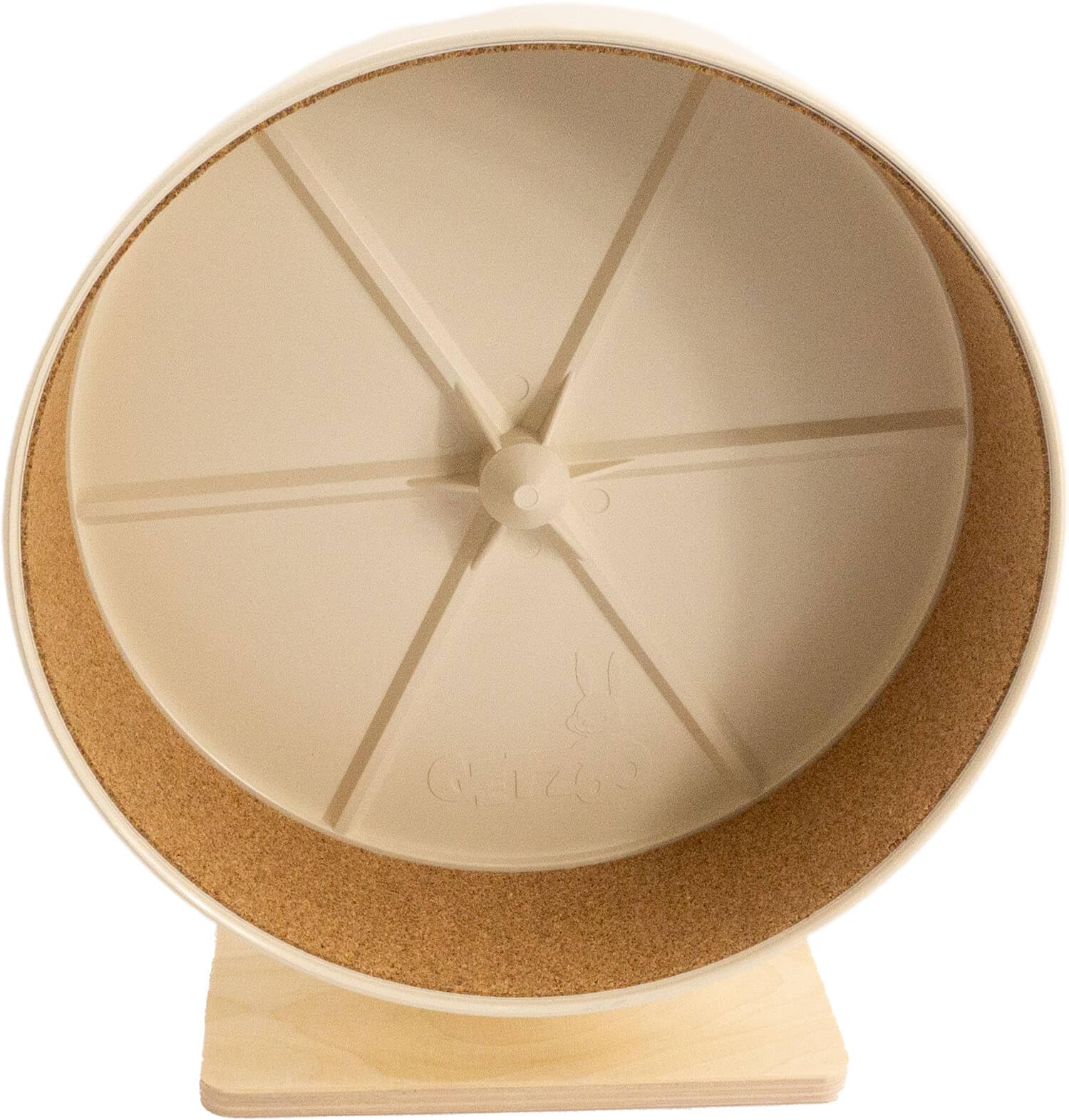 getzoo-laufrad-27-cm-waldgr-n-kunststofflaufrad-mit-holzstandfu-und-korkeinlage image 7