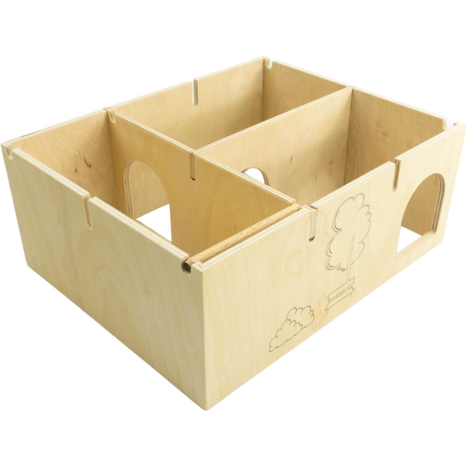 getzoo-wohnhaus-eduardo-kleintierhaus-aus-multiplex-holz-31x25x13-cm-mit-leiter image 3