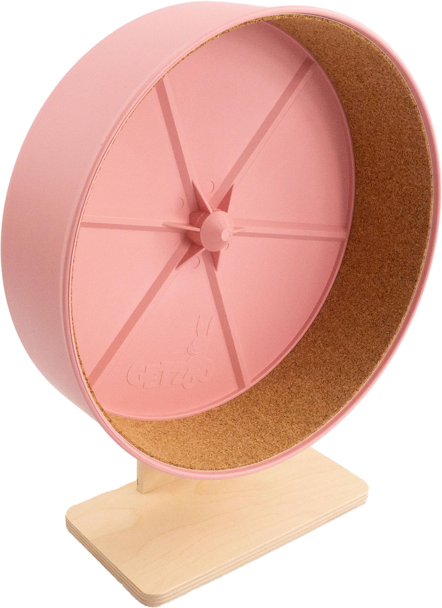 getzoo-laufrad-27-cm-waldgr-n-kunststofflaufrad-mit-holzstandfu-und-korkeinlage image 6