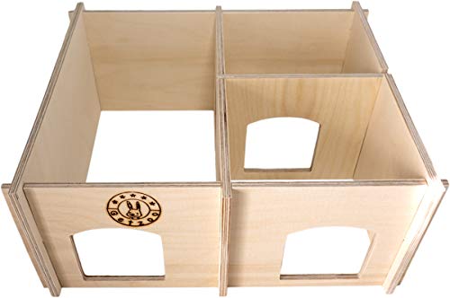 getzoo-nagerapartment-29x25cm-dreikammer-haus-birkenholz-wohnhaus image 7