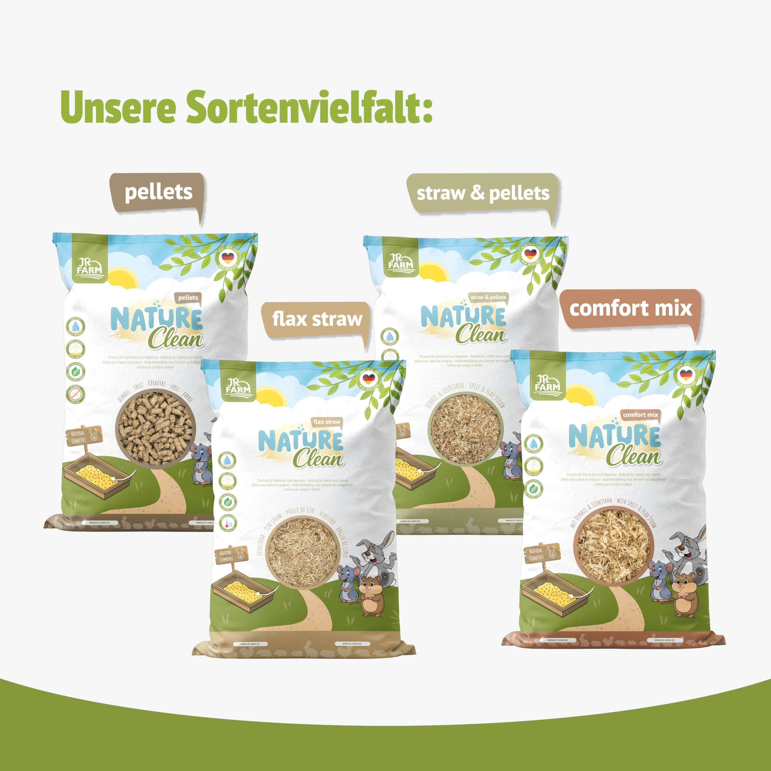 jr-farm-nature-clean-flax-straw-einstreu-35-l-3-5-kg-reines-leinstroh image 7
