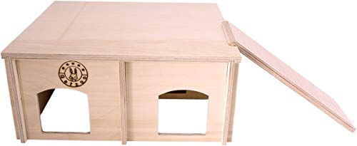 getzoo-nagerapartment-29x25cm-dreikammer-haus-birkenholz-wohnhaus image 5
