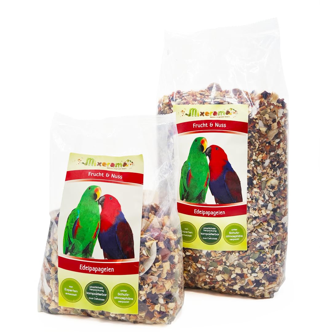 mixerama-edelpapageien-frucht-nuss-pelletfreies-papageienfutter-f-r-edelpapagei image 2