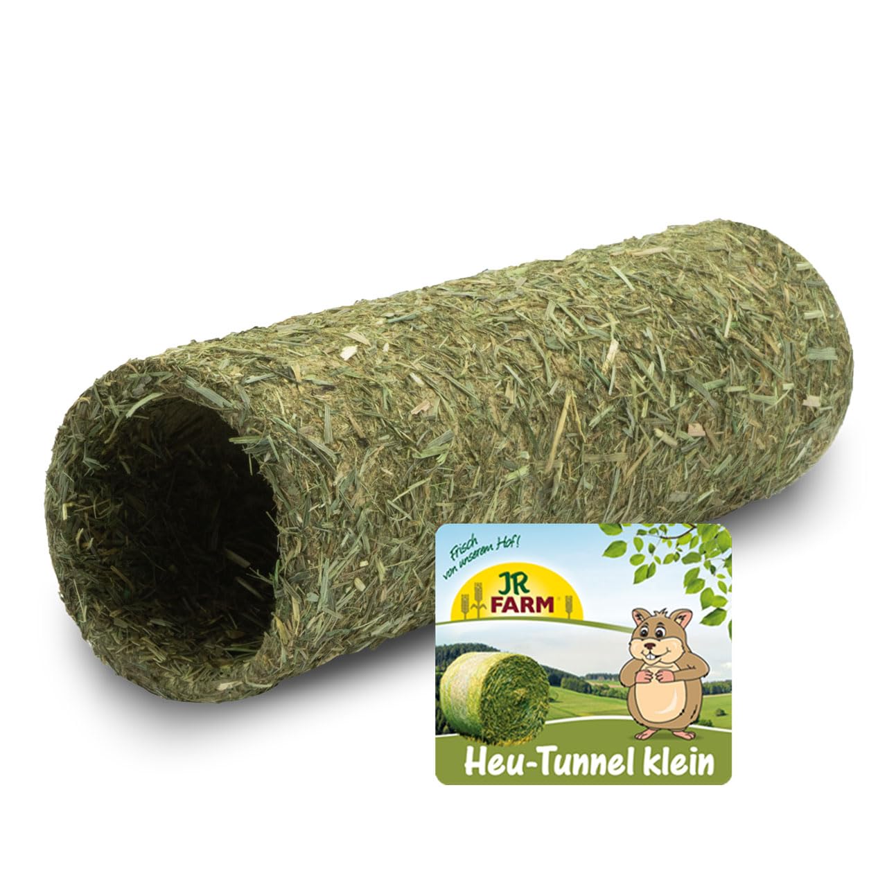 jr-farm-heu-tunnel-klein-20-cm-spiel-und-knabbertunnel image 1