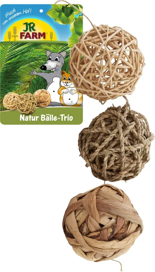 jr-farm-natur-b-lle-trio-nager-spielball-aus-gras-hyazinthe-und-weide image 1
