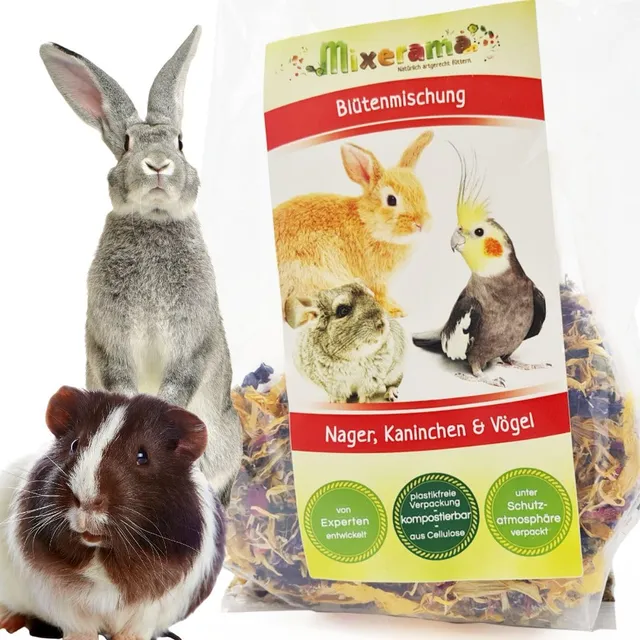 mixerama-bl-tenmischung-getreidefreie-futter-erg-nzung-f-r-nager-und-v-gel image 1