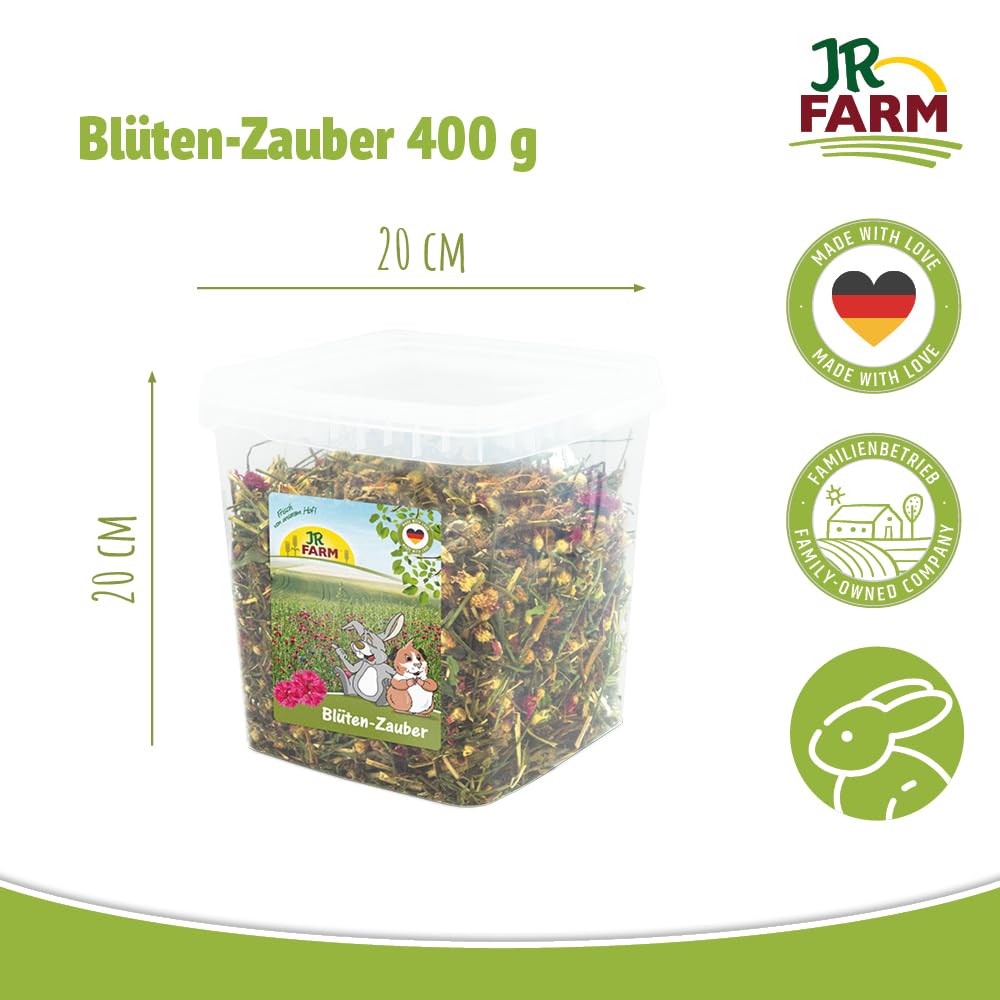 jr-farm-bl-ten-zauber-400-g-im-eimer-kr-uter-und-bl-tenmischung-f-r-zwergkaninch image 2