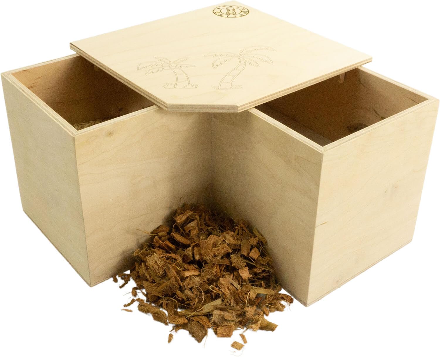 getzoo-sandbad-marley-25x25-cm-sandbad-mit-zwei-kammern-f-r-nager image 1