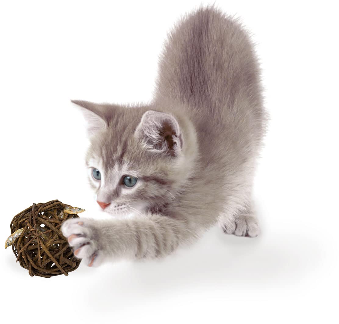 jr-farm-cat-nature-ball-fisch-15-g-katzenspielball-aus-weide image 3