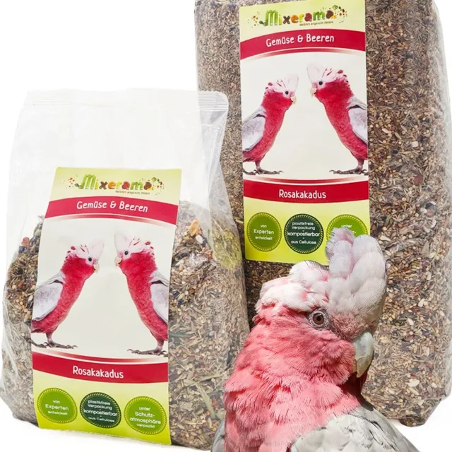 mixerama-rosakakadus-gem-se-beeren-rosakakadufutter-spezialmischung image 1
