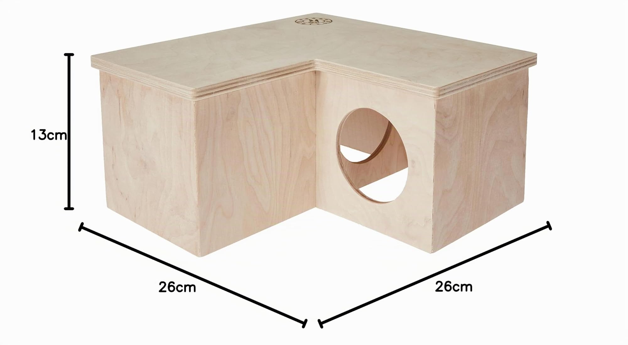 getzoo-premium-eckhaus-murmel-26x26x13-cm-eckhaus-mit-3-kammern-f-r-hamster-renn image 4