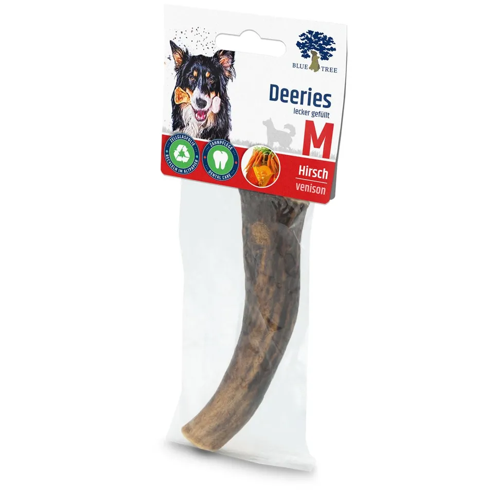 jr-farm-blue-tree-deeries-m-hundesnack-gef-lltes-abwurfgeweih-90-g image 1