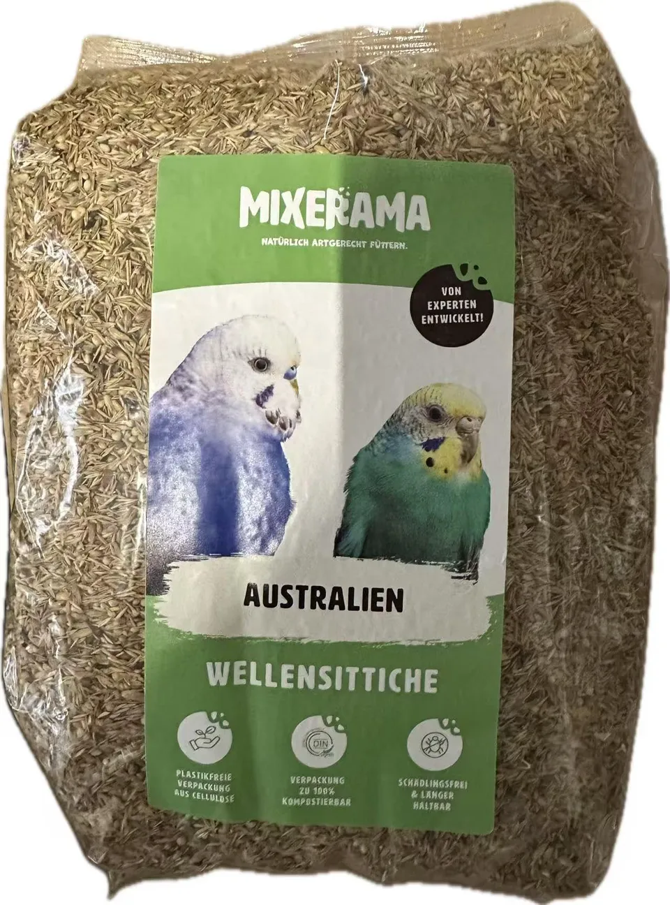 mixerama-wellensittiche-australien-1-kg-nat-rliches-sittichfutter-mit-eukalyptus image 1