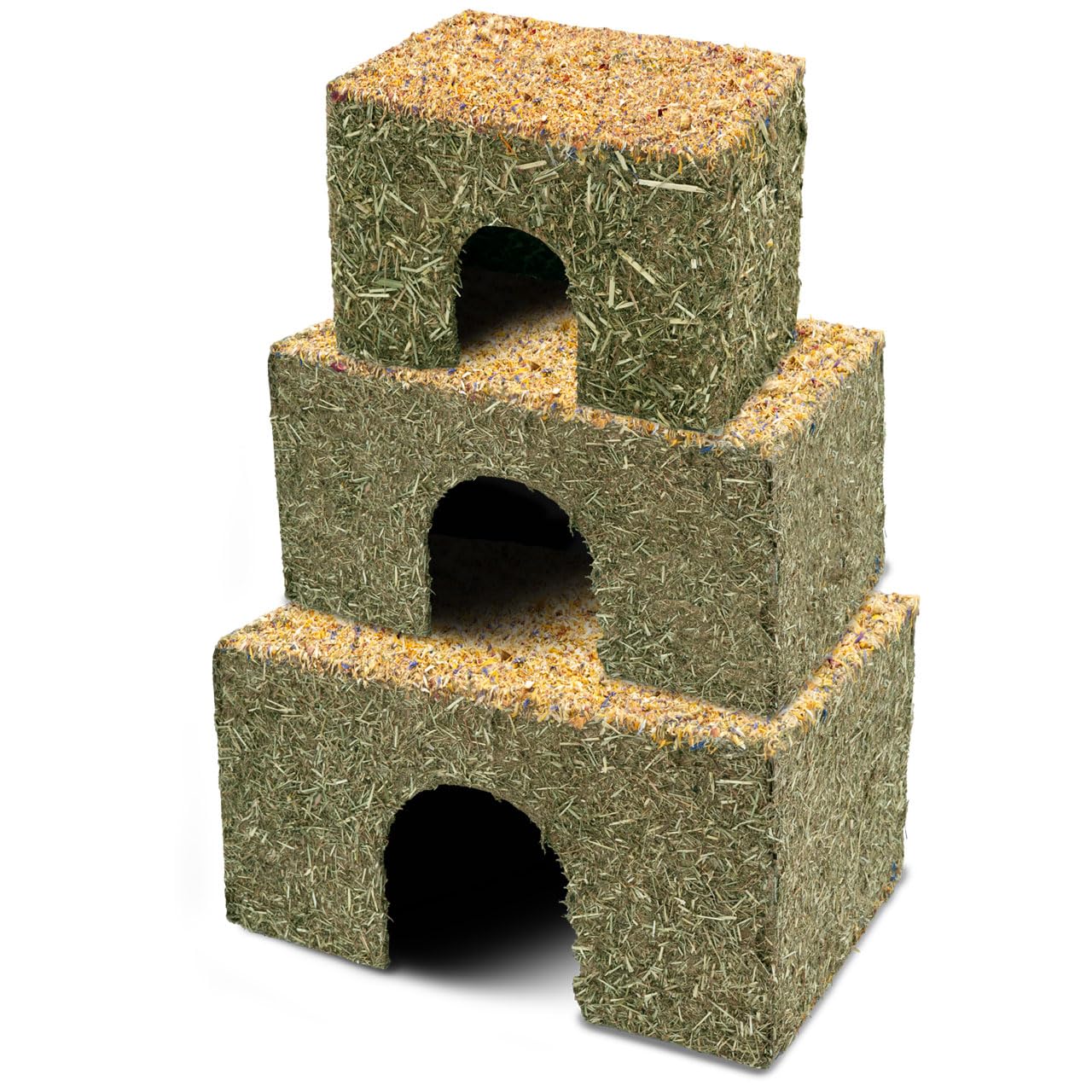 jr-farm-heu-haus-bl-te-mittel-300-g-essbares-nagerhaus image 4