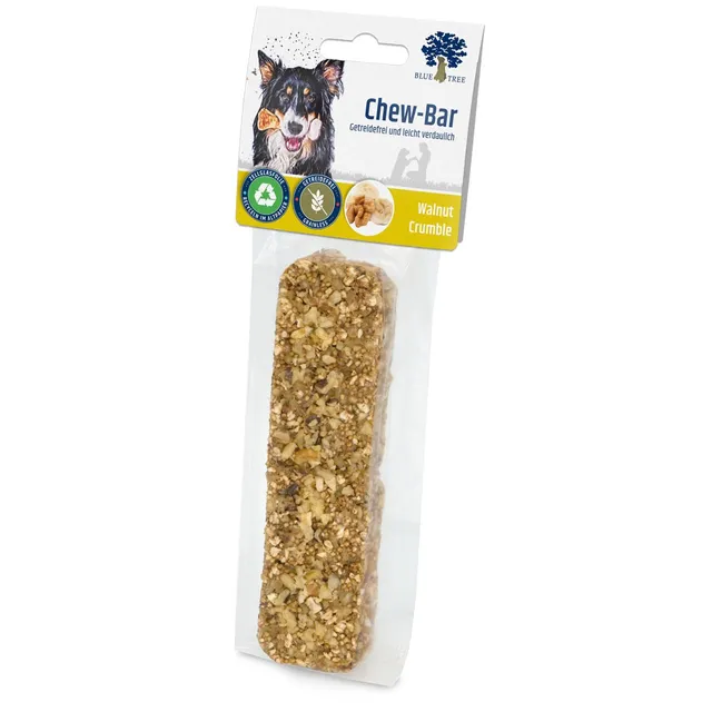 jr-farm-blue-tree-chew-bar-walnut-crumble-50-g-getreidefreier-kau-riegel-hund image 1