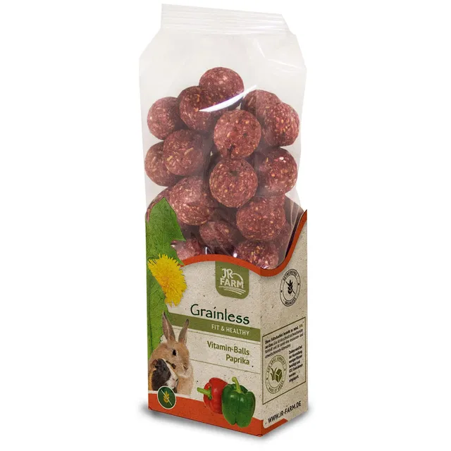 jr-farm-grainless-health-vitamin-balls-paprika-150g-getreidefreier-nager-snack image 1