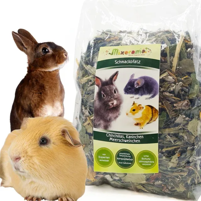 mixerama-meerschweinchen-schmackofatz-gr-ser-und-bl-ttermischung-mit-gem-se-f-r- image 1