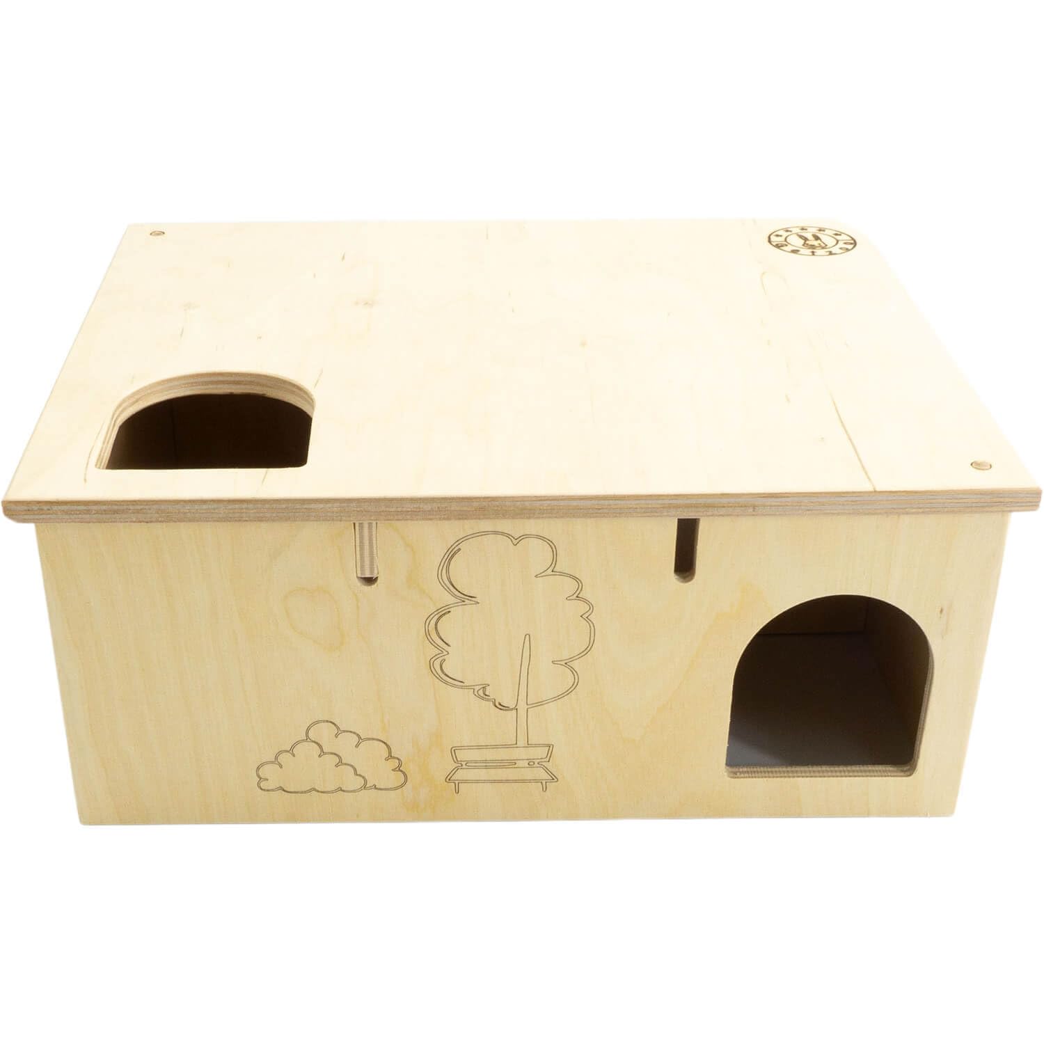 getzoo-wohnhaus-eduardo-kleintierhaus-aus-multiplex-holz-31x25x13-cm-mit-leiter image 2