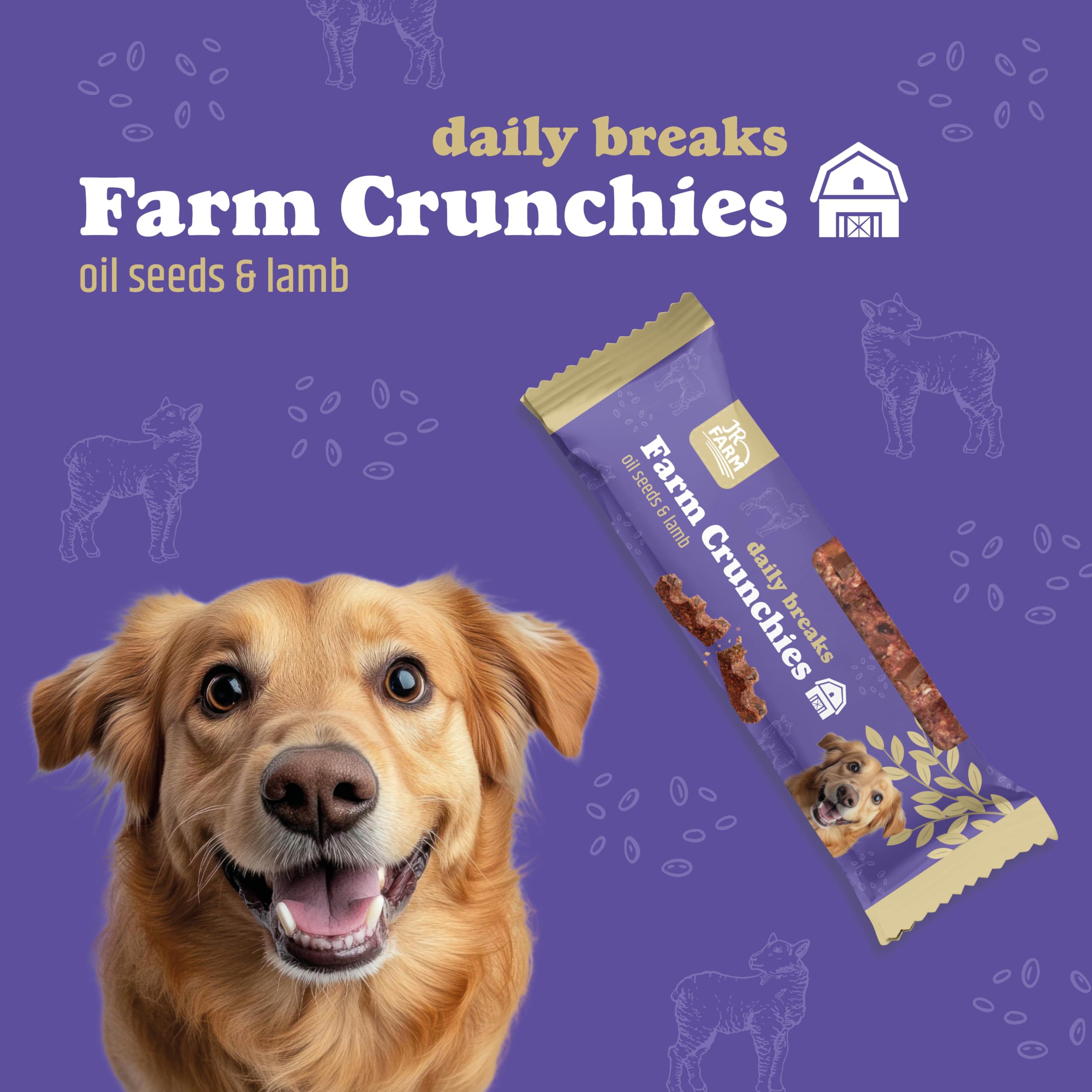jr-farm-dog-farm-crunchies-lsaaten-lamm-riegel-2-x-60-g image 3
