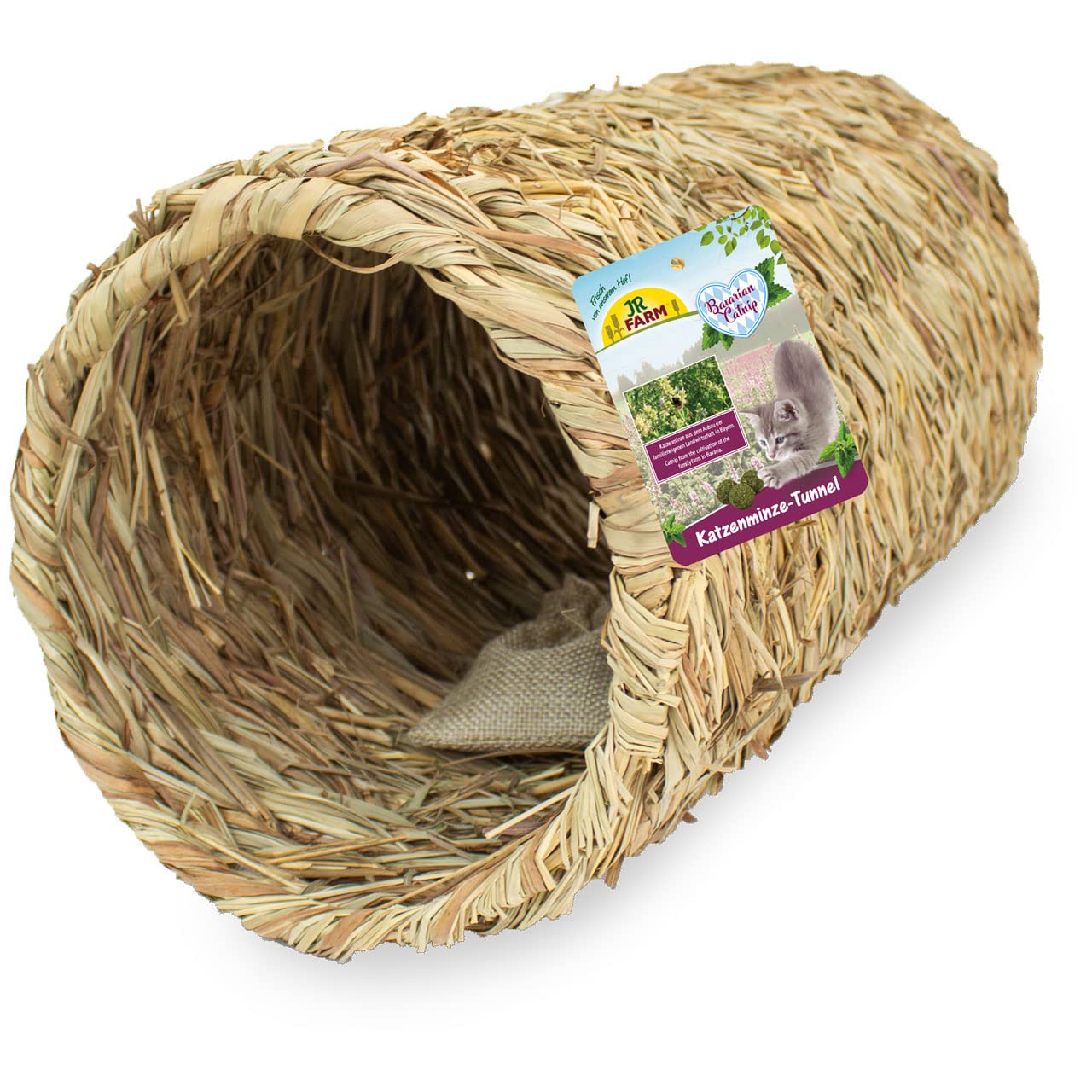 jr-farm-cat-bavarian-catnip-katzenminze-tunnel-aus-miscanthus-gras image 2