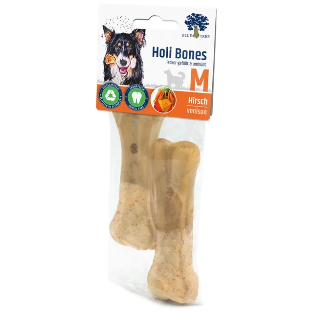 blue-tree-holi-bones-hirsch-m-100-g-2-st-ck-gef-llter-kauknochen-f-r-hunde image 1