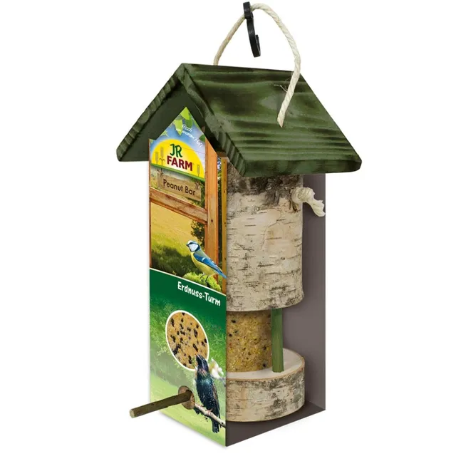 jr-farm-garden-pbar-erdnuss-turm-inkl-nachf-ller-wildvogelfutterhaus image 1