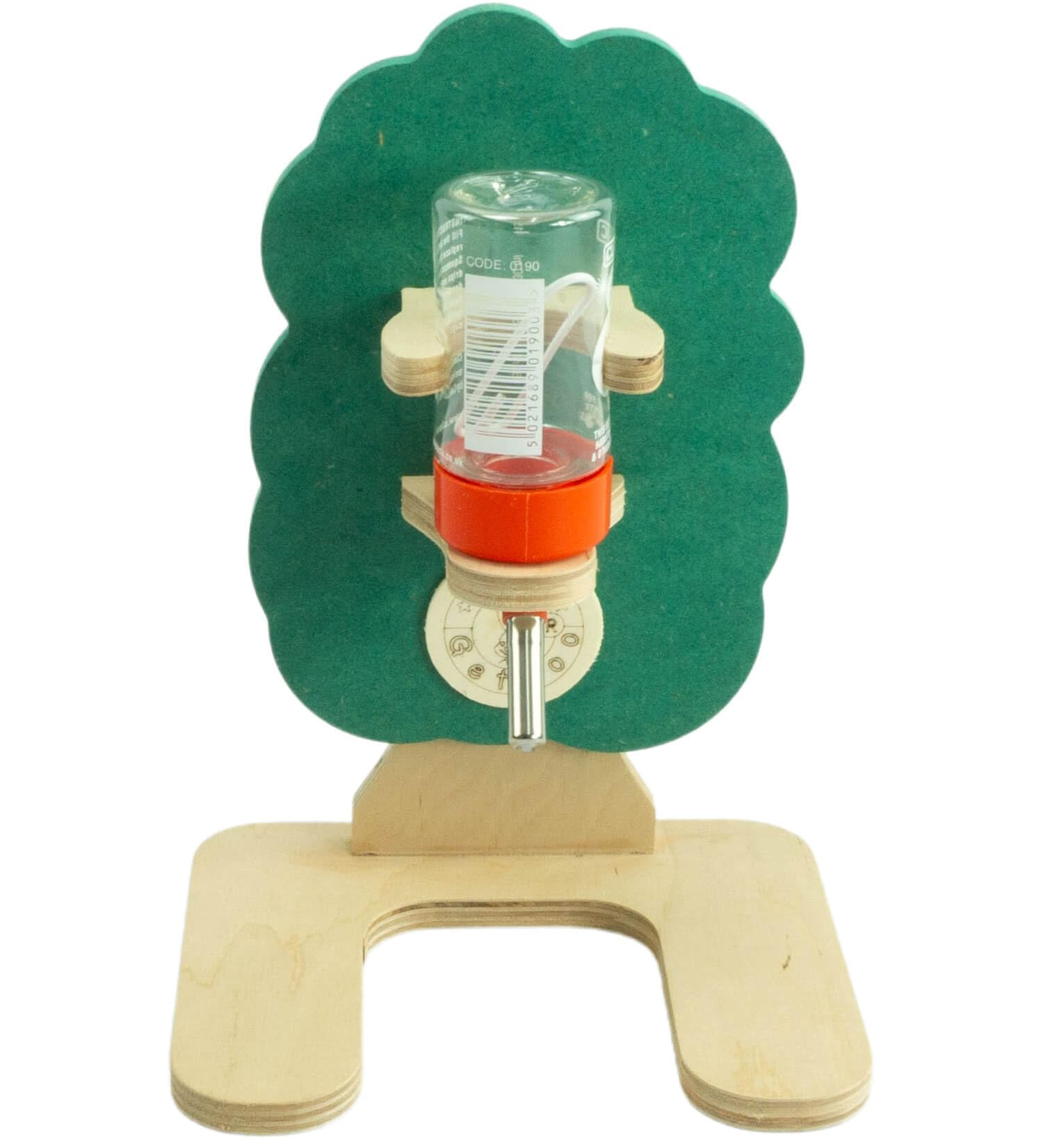 getzoo-baumtr-nke-aus-holz-gr-n-classic-trinkflasche-75-ml image 1