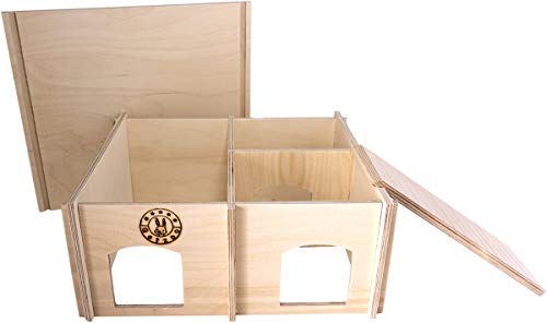 getzoo-nagerapartment-29x25cm-dreikammer-haus-birkenholz-wohnhaus image 8