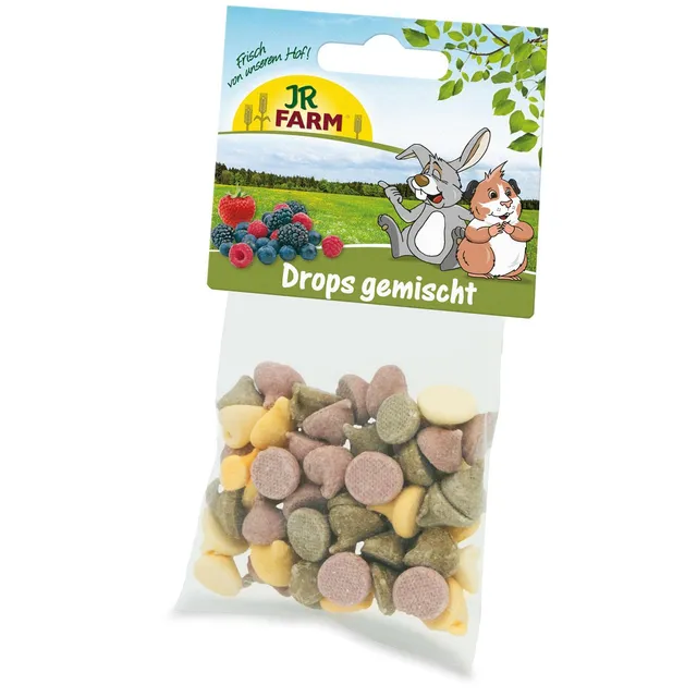 jr-farm-drops-gemischt-75-g-bunte-belohnungs-drops-f-r-nager image 1