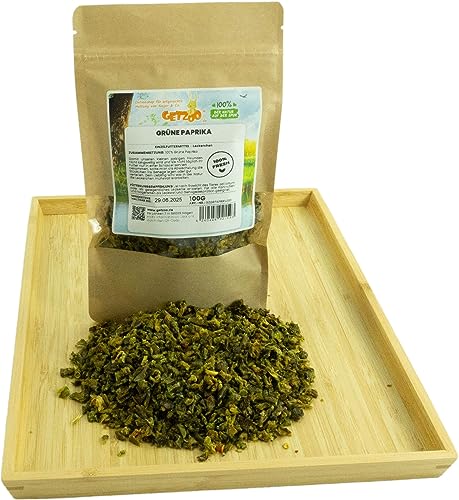 getzoo-getrocknete-gr-ne-paprika-100g-vitamin-c-snack-f-r-nager image 4
