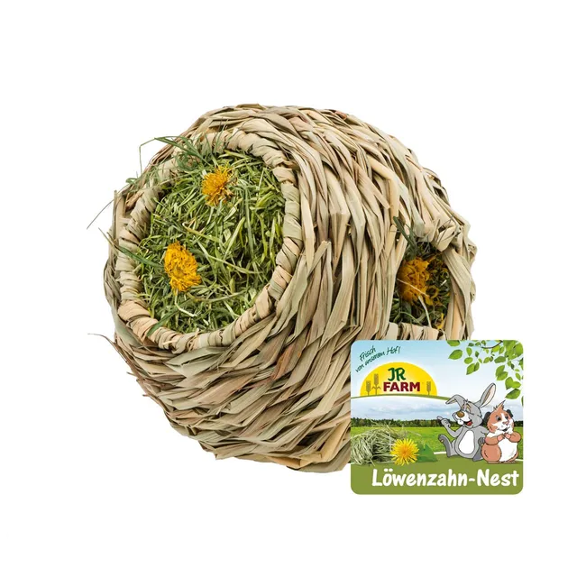 jr-farm-l-wenzahn-nest-130g-knabberball-mit-heu image 1