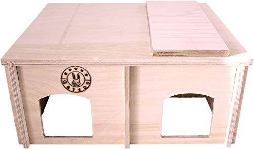 getzoo-nagerapartment-29x25cm-dreikammer-haus-birkenholz-wohnhaus image 6