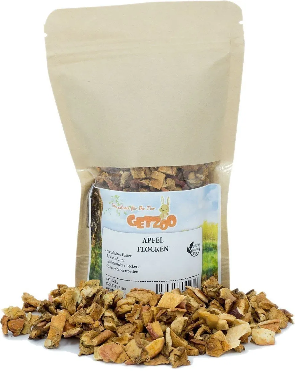 getzoo-premium-apfelflocken-100g-nat-rlicher-snack-f-r-kaninchen-meerschweinchen image 1