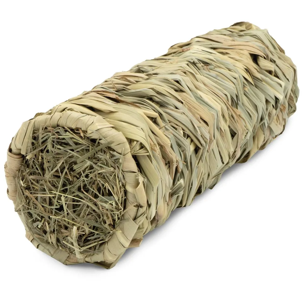 jr-farm-gras-tunnel-klein-275-g-miscanthus-tunnel-mit-heu-28-cm image 1