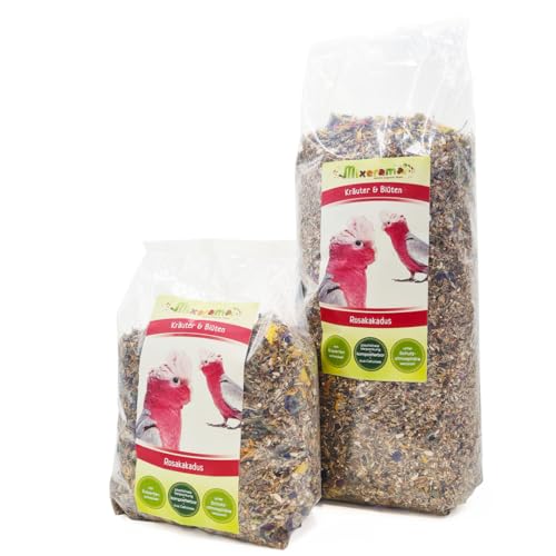 mixerama-rosakakadus-kr-uter-bl-ten-kleink-rniges-papageienfutter-ohne-pellets image 7