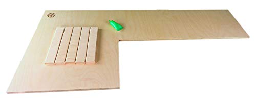 getzoo-rennbahn-xxl-96x47x21cm-links-natur-holz-rennbahn image 7