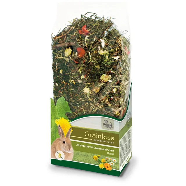jr-farm-grainless-herbs-zwergkaninchen-950g image 1