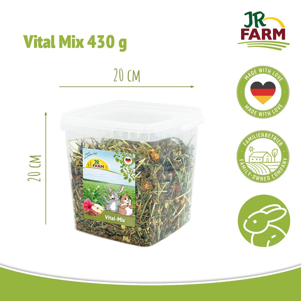 jr-farm-vital-mix-430-g-im-eimer-erg-nzungsfuttermittel-f-r-zwergkaninchen-und-n image 2