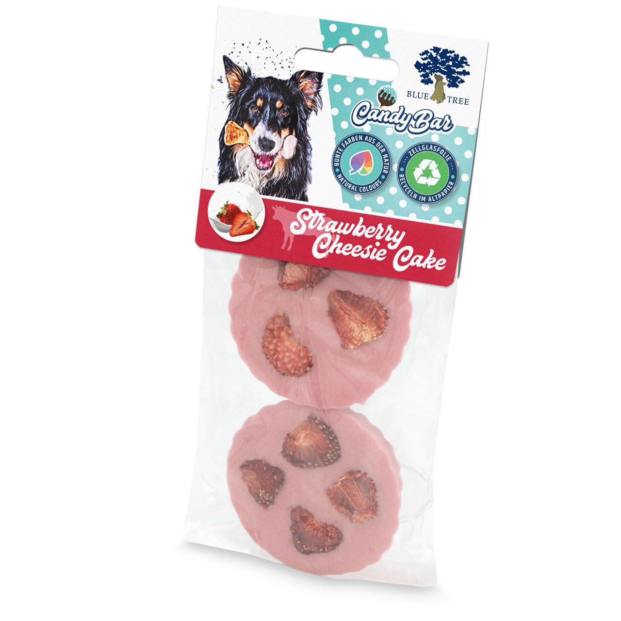 jr-farm-blue-tree-strawberry-cheesie-cake-hundesnack-60-g image 1