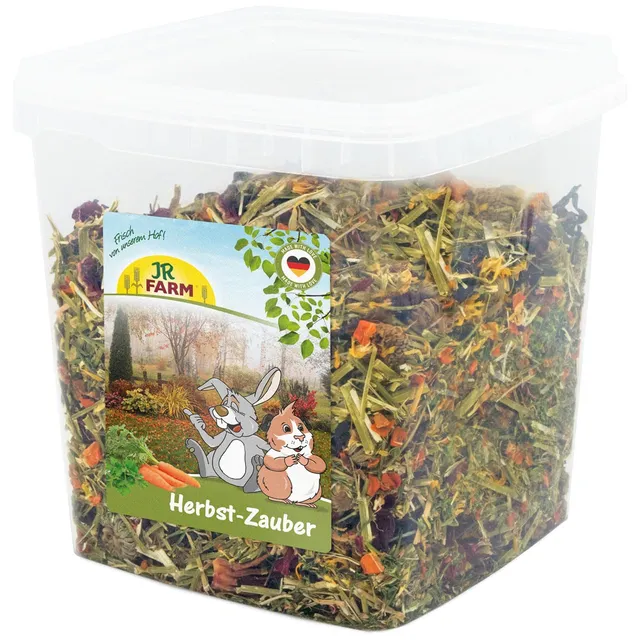 jr-farm-herbst-zauber-kr-uter-650-g-eimer-f-r-kaninchen-nager image 1