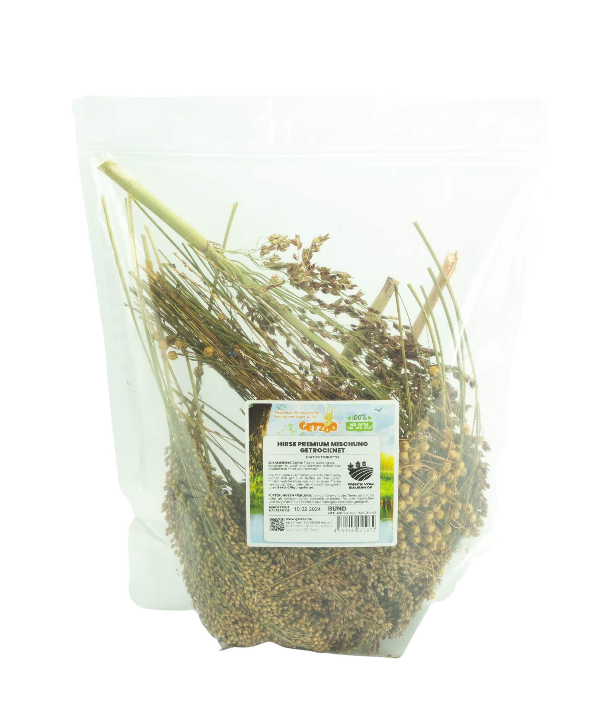 getzoo-hirse-premium-mischung-bund-getrocknet-160-g-erlebnisfutter image 3