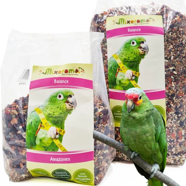mixerama-amazonen-balance-1-kg-nat-rliches-papageienfutter-ohne-sonnenblumenkern image 1