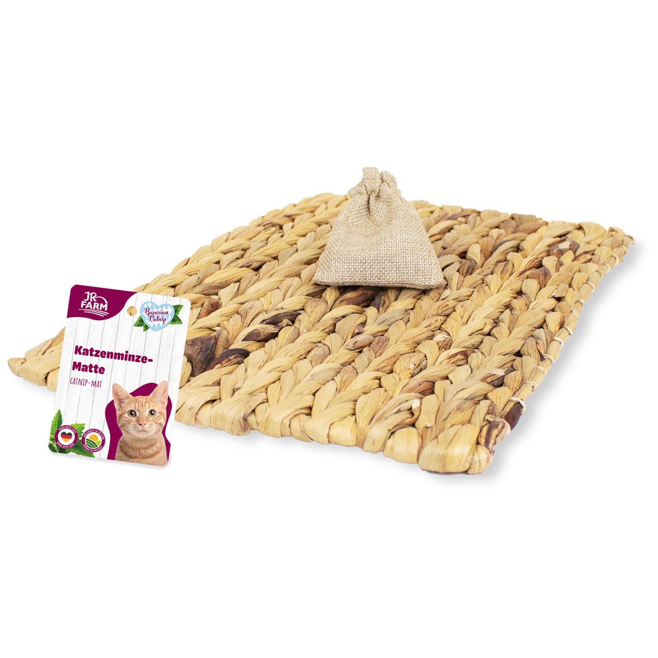 jr-farm-cat-bavarian-catnip-katzenminze-matte-aus-wasserhyazinthe image 2