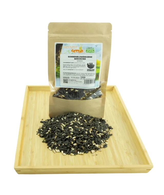 getzoo-sonnenblumenkern-mischung-100g-leckere-mischung-mit-kardi-f-r-nagetiere image 1