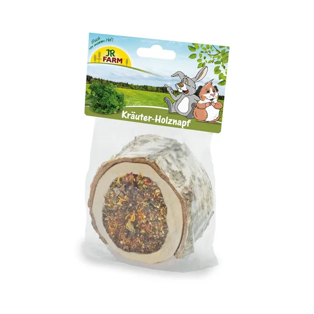 jr-farm-kr-uter-holznapf-120-g-essbarer-futternapf-aus-naturholz-mit-kr-utern image 1