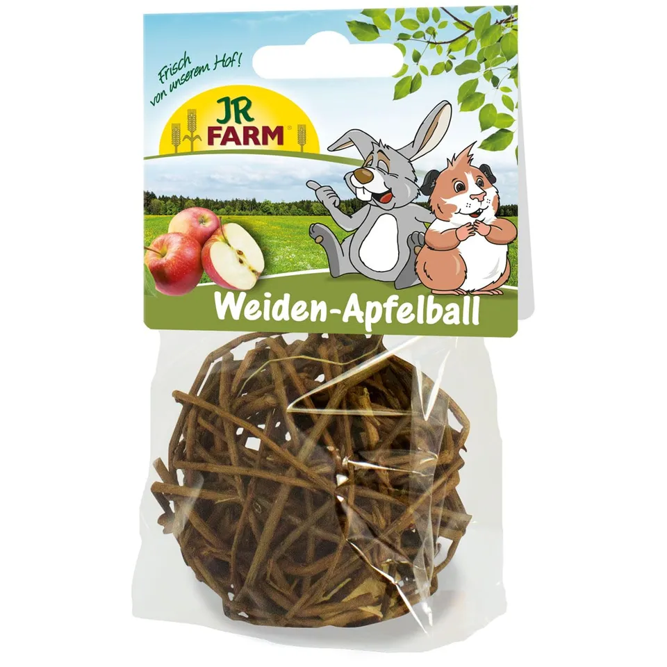jr-farm-weiden-apfelball-naturweide-spielball-mit-apfel-15-g image 1