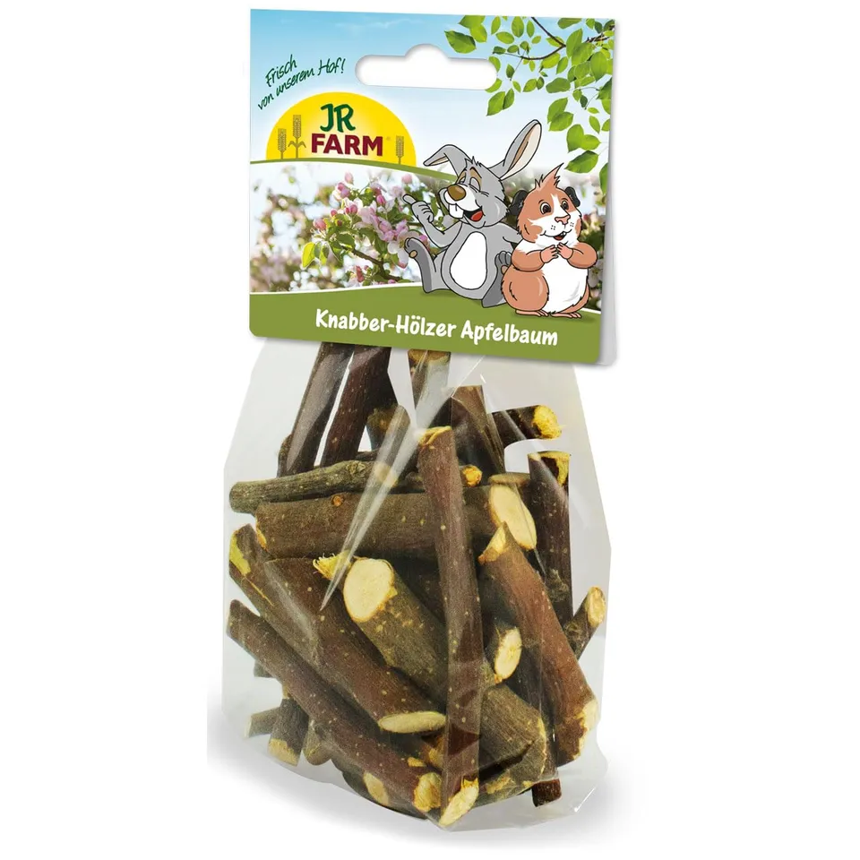 jr-farm-knabber-h-lzer-apfelbaum-naturbelassene-zweigst-cke-f-r-nager-100-g image 1
