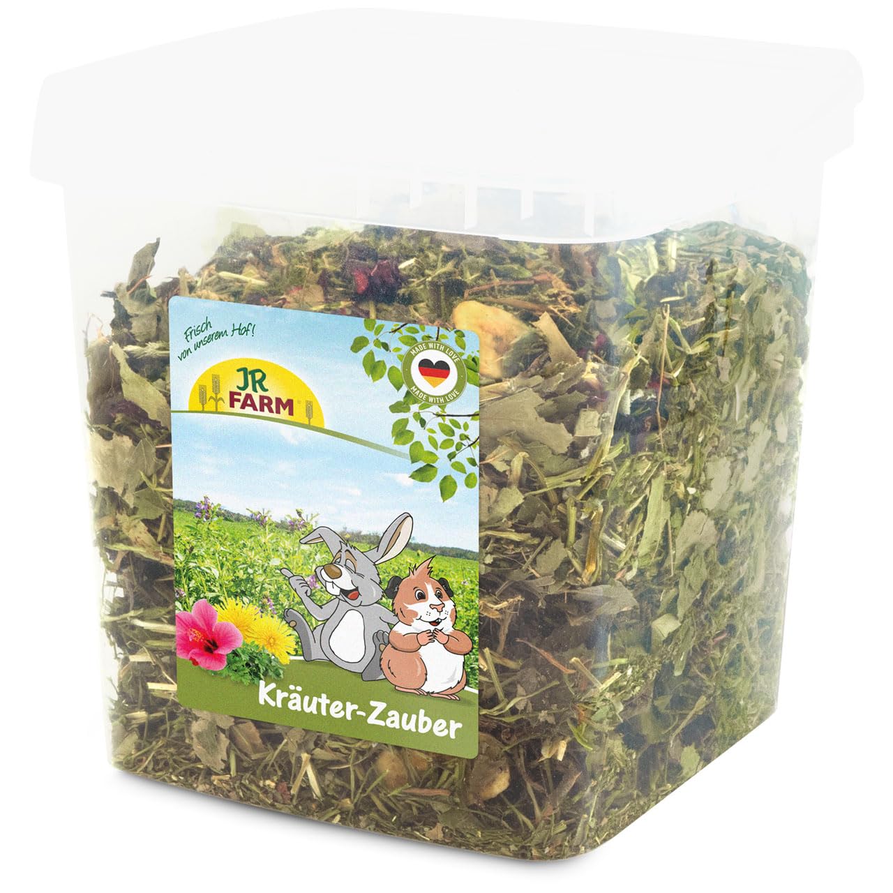 jr-farm-kr-uter-zauber-450g-im-eimer-kr-utermix-f-r-zwergkaninchen-und-nager image 1